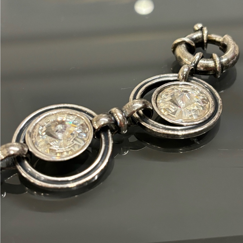 Sterling Silver Bracelet with Brilliant CZ Stones – Handcrafted in Baghdad - Picture 5 of 10